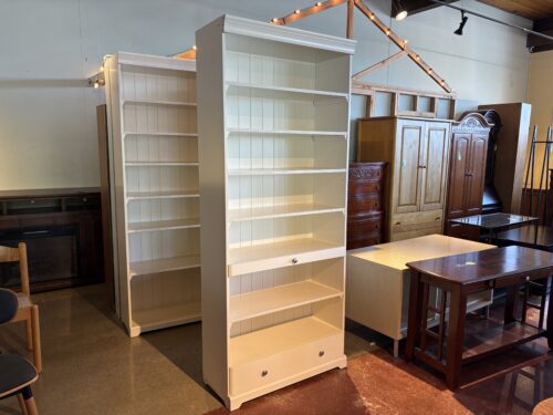 IKEA Liatorp White 7-Tier Bookshelf with 2-Drawers