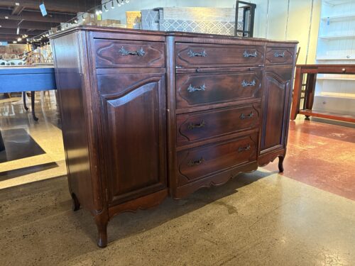 FURNITURE BY TOMLINSON Vintage French Provincial Buffet in Cherry Amber