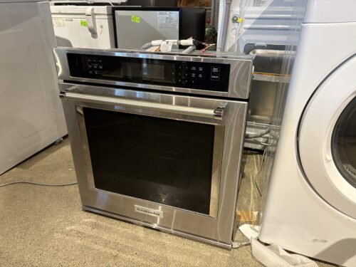 KITCHENAID  Single Electric Wall Oven in PrintShield Stainless Model #W10643496