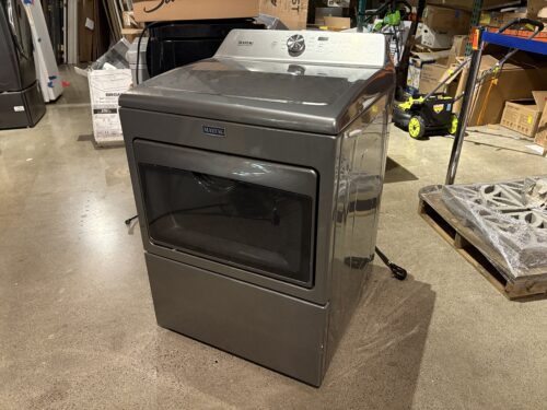 MAYTAG 7.4-cu ft Vented Electric Dryer in Metallic Slate  Model #MEDB765FC0