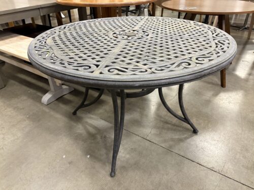 Wrought Iron Round Decorative Outdoor Table