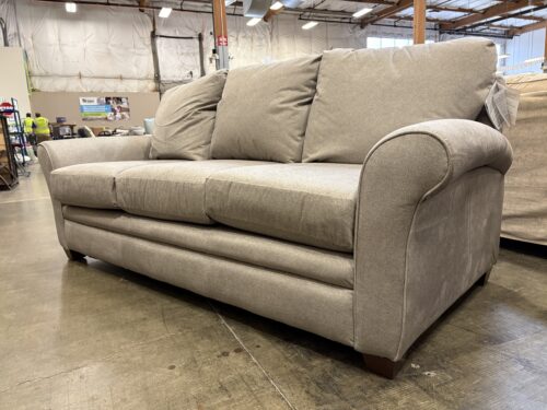 LA-Z-BOY Collins Greige 3 Seat Plush Sofa