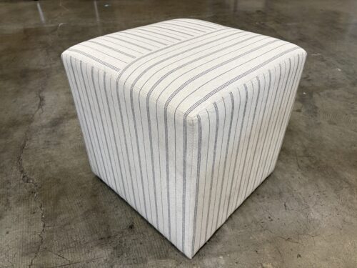 THRESHOLD BY TARGET  Lynwood Square Coastal Style Upholstered Ottoman