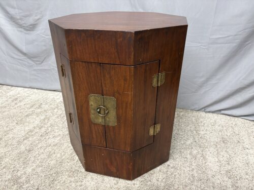 Chinese Octagonal Wood Cabinet