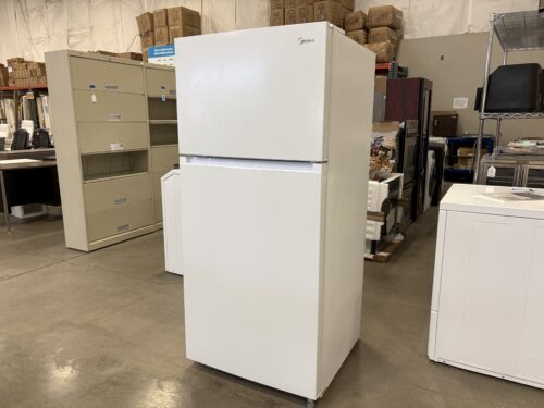 MIDEA 30" Top-Freezer Refrigerator in White Model #MRT18S2AWW