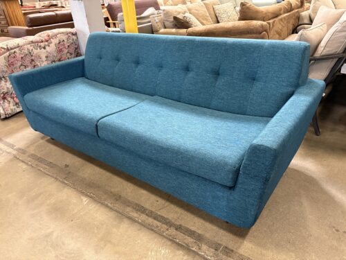 JOYBIRD Hughes Tufted Sleeper Sofa in Key Largo Zenith Teal