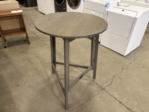 Round Grey Folding Bar Table