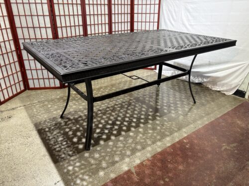NEW! MACY'S St Croix Cast Aluminum Outdoor Dining Table with Bronze Finish