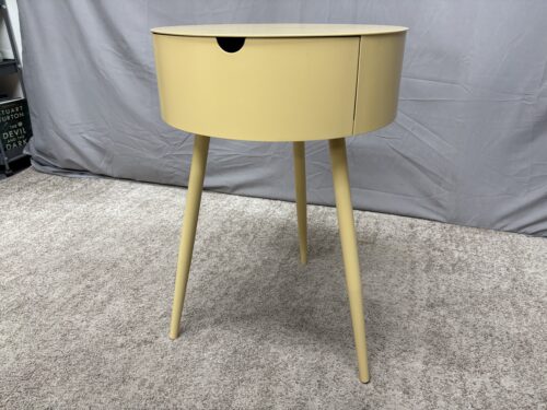 WEST ELM Mitzi Yellow Single Drawer Nightstand
