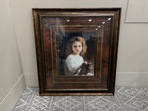Large Wooden Decorative Frame Portrait Art