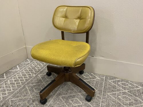 Vintage 70's Yellow Mechanics Chair