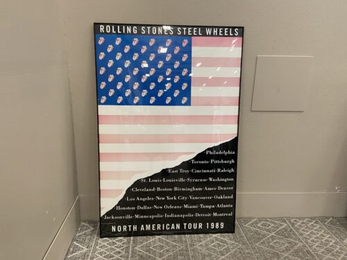 Vintage Extra Large 1989 Rolling Stone Tour Poster