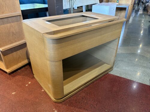 RESTORATION HARDWARE Ligne Nightstand in Light Brushed Oak (No Top)