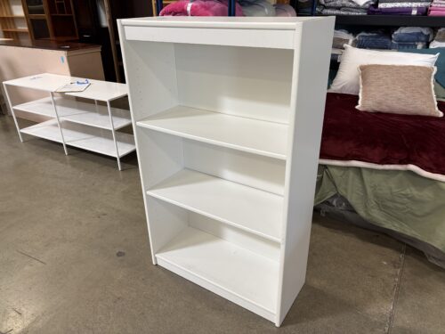 White 3 Tier Bookcase