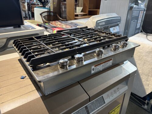 KITCHENAID 30" 5-Burner Gas Cooktop in Stainless Steel  Model #KCGS550ESS01