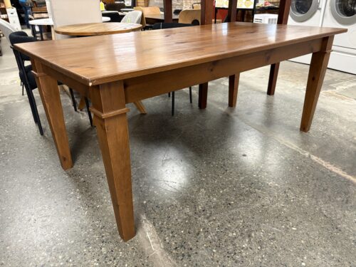 POTTERY BARN Rustic Solid Wood Rectangular Dining Table