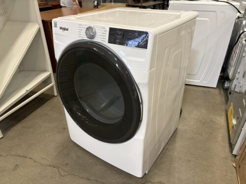 WHIRLPOOL Vented Front Load Electric Dryer with Wrinkle Shield in White Model #WED5720RW0
