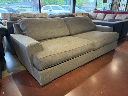 MACY'S Mercury Orson Feathered Sofa in SugarShack Gray