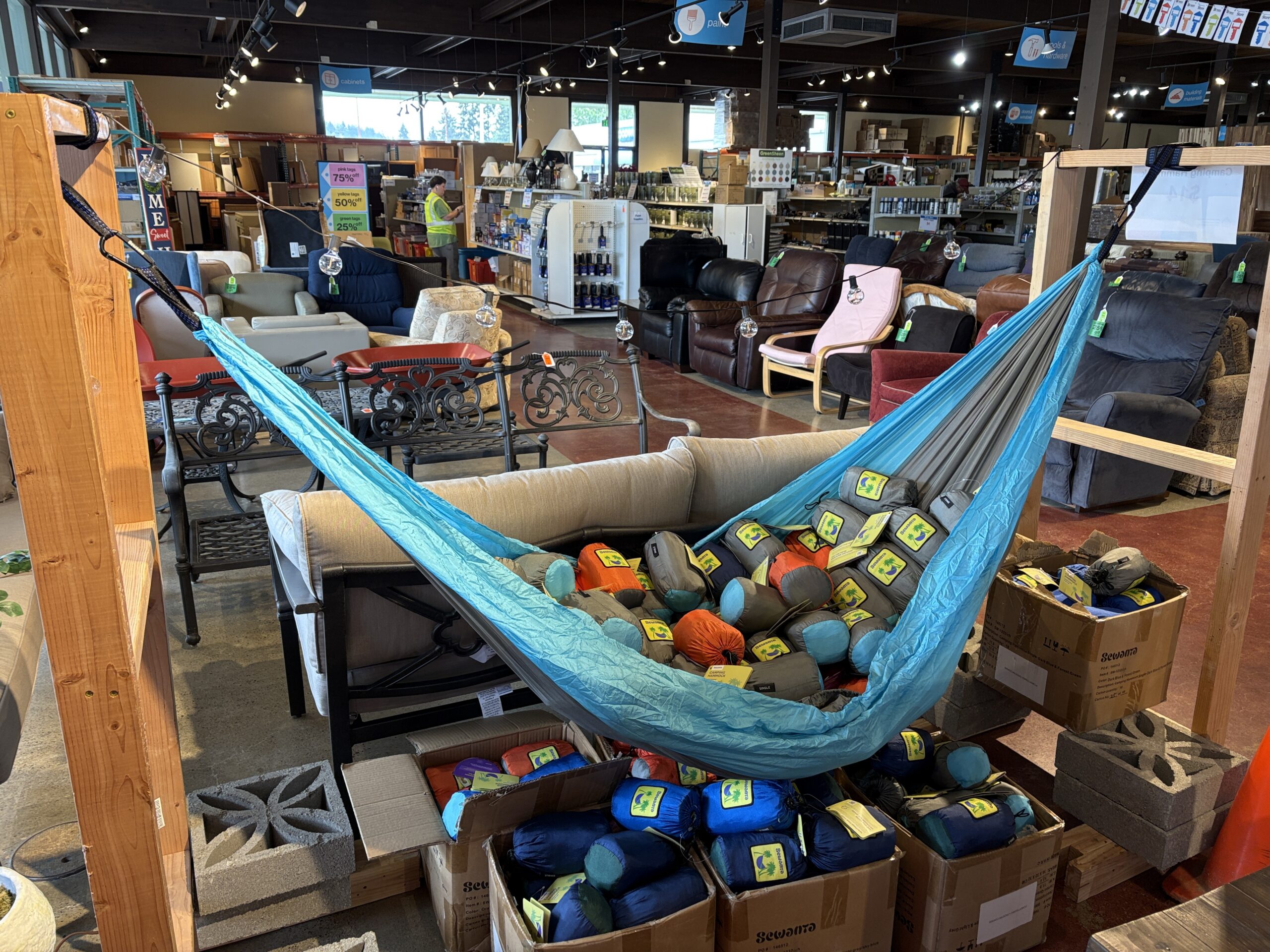 Sewanta 1 Person Outdoor Nylon Hammock
