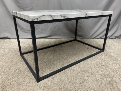 Industrial Marble Pattern Top Coffee Table