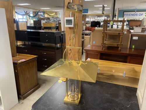 Gold Hanging Lantern Chandelier