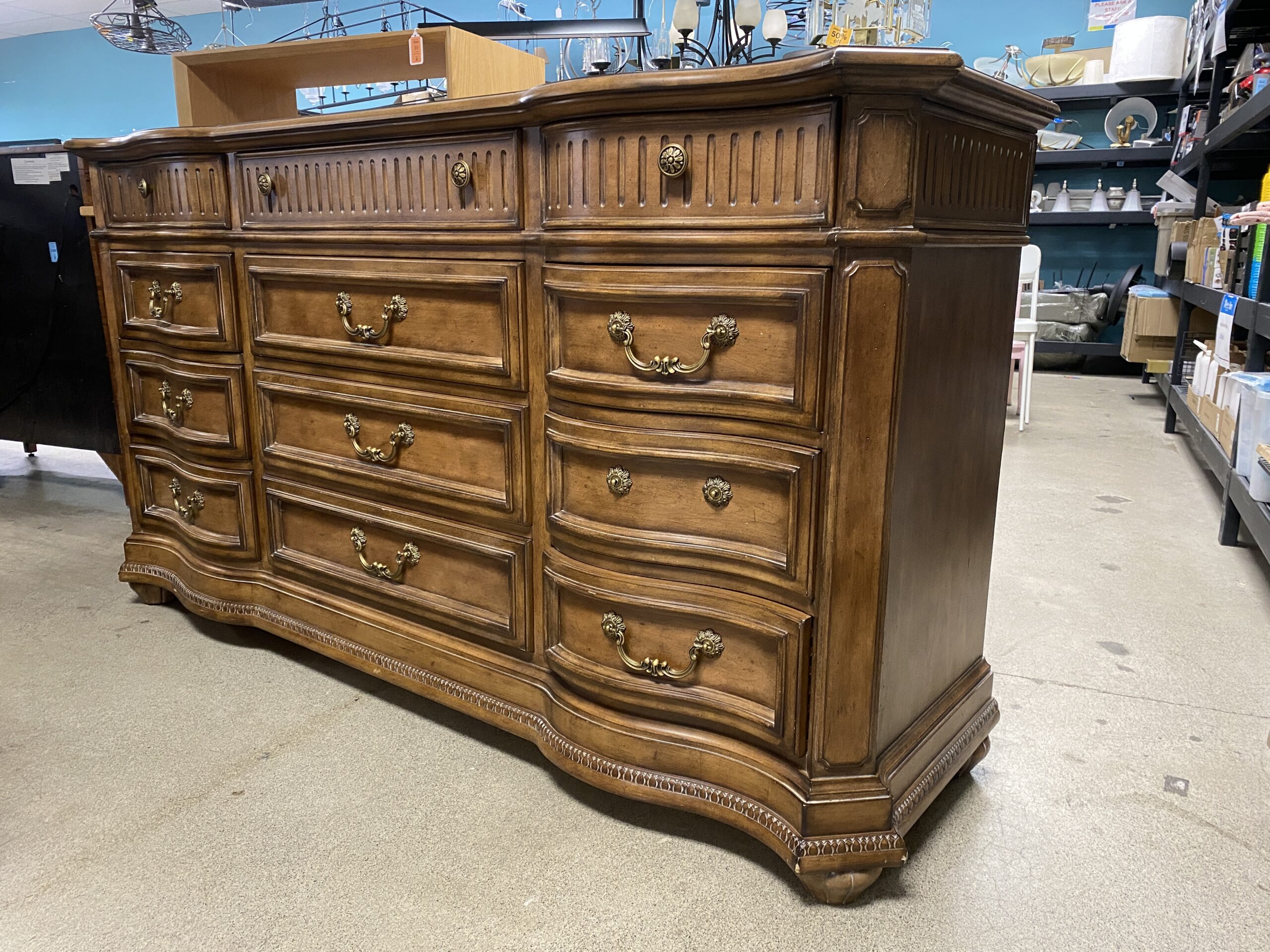 DREXEL French Provincial 12-Drawer Dresser