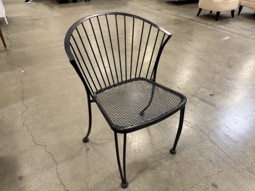 Black Wrought Iron Patio Chair