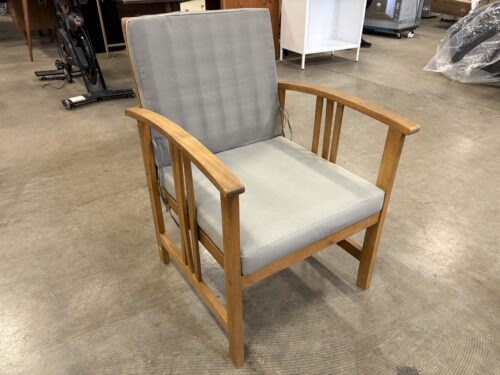 PATIOJOY Slatted Wood Patio Chair