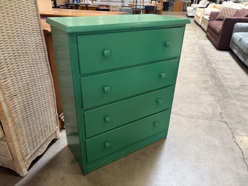 Vibrant Green Painted Petite Dresser