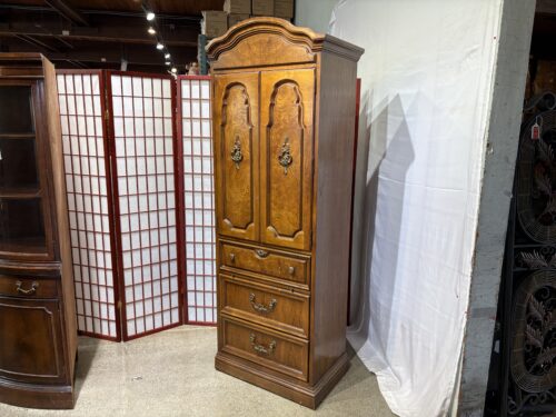 THOMASVILLE Caprice Collection Armoire with Burled Walnut Finish