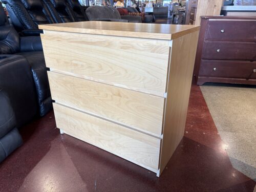 31.5" Wide Three Drawer Dresser
