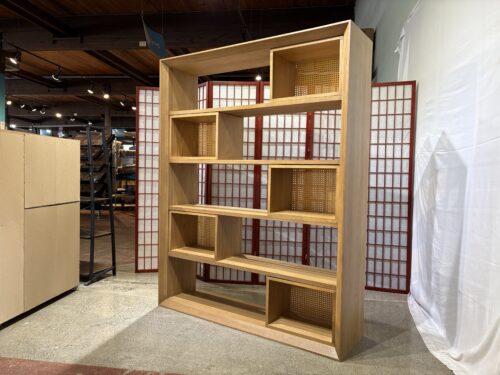 NEW! JOYBIRD Lois Bookcase with Adjustable Storage Boxes