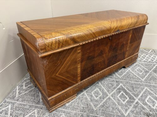 LANE FURNITURE  Vintage Ornate Carved Cedar Blanket Chest