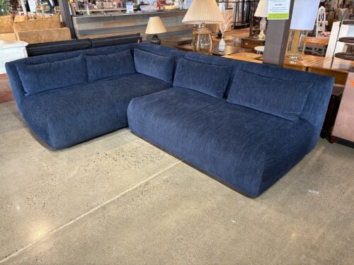 JOYBIRD Carin Sectional in Navy Blue