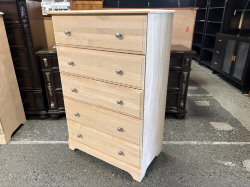 Unfinished Wood Traditional 5-Drawer Tall Dresser