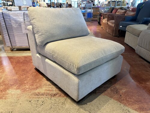 NEW! Gray Modern Minimalist Armless Chair
