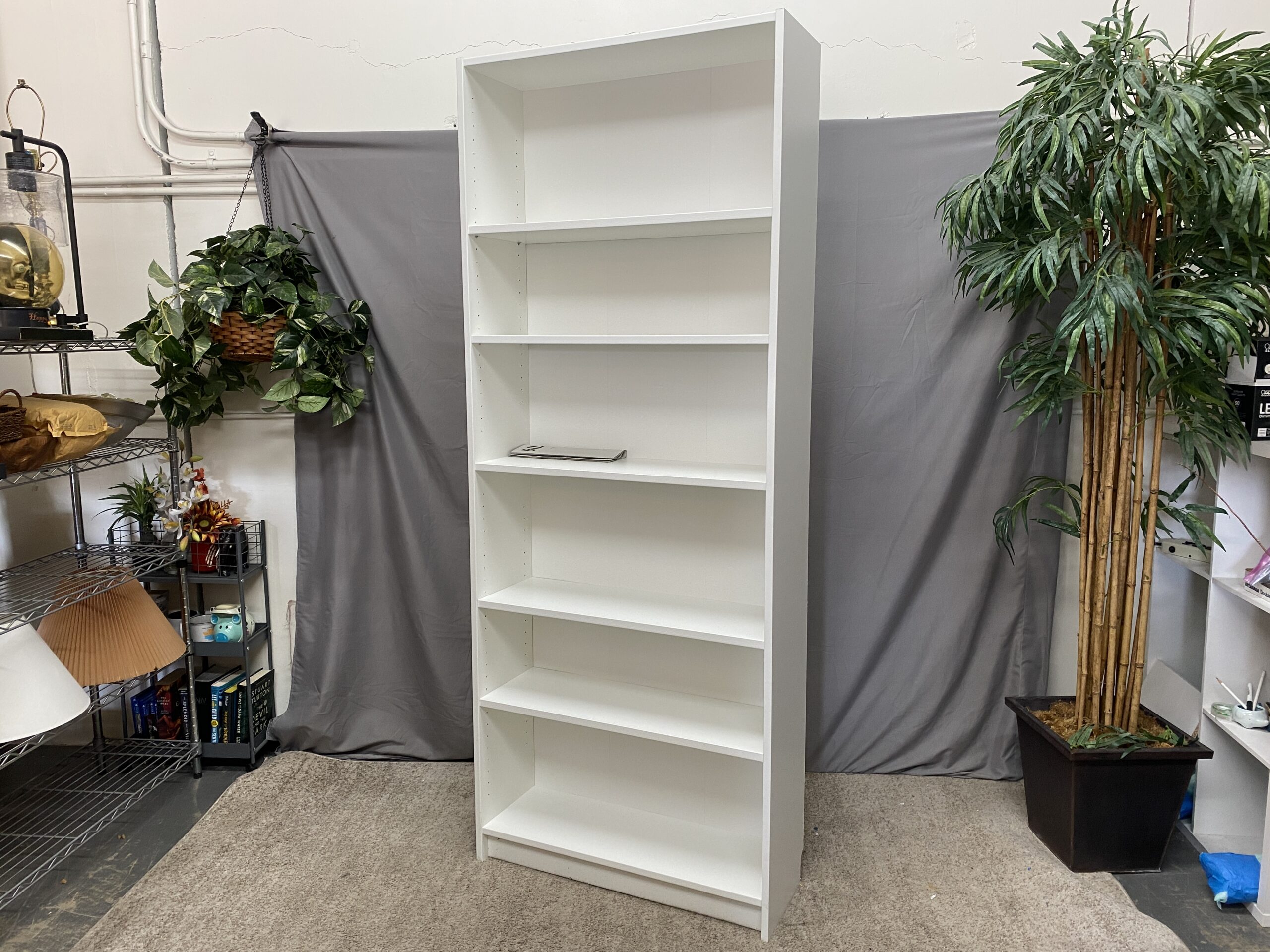 IKEA Billy White 6 Shelf Bookcase