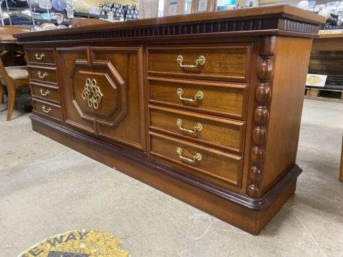 Warm Wood Mediterranean Sideboard