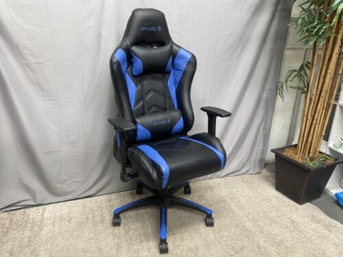 EMERGE Vartan Bonded Leather Ergonomic Blue & Black  Gaming Chair