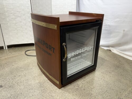 BRIDGE PORT  Custom Promotional Barrel Mini Beverage Fridge