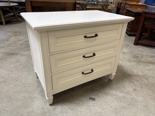 HOME DECORATORS COLLECTION  Bonawick Contemporary Large 3 Drawer Nighstand