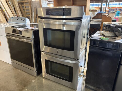 KENMORE Electric Double Wall Oven in Stainless Steel Model #790.48733900