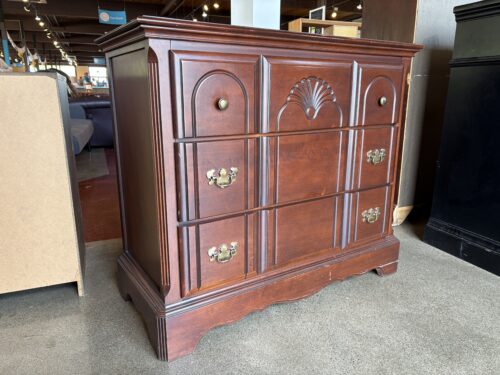LITTLE FORKS Maple Three Drawer Dresser in a Cherry Finish
