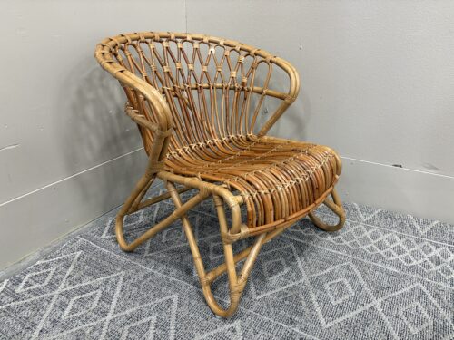 WORLD MARKET Modern Rattan Patio Lounge Chair
