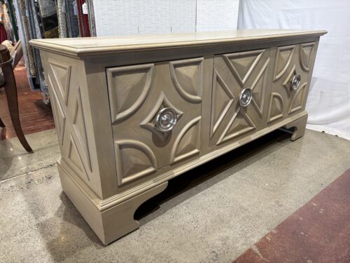 GLOBAL VIEWS Westmoreland Weathered Gray Mango Wood Side Cabinet