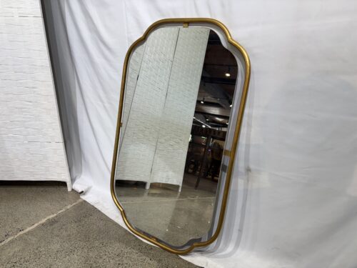 NEW! ALLEN ROTH Antique Style Gold Oval Hanging Wall Mirror