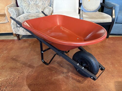 NEW! Ames 4 Cu. Ft. Red Wheelbarrow