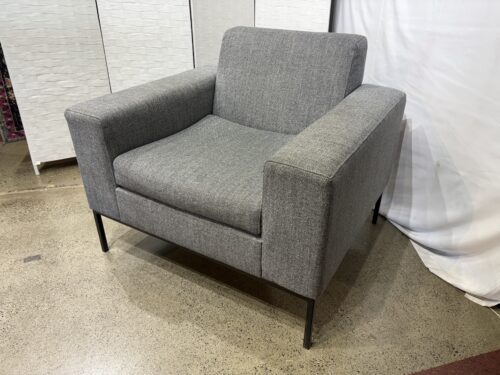 HBF Max Lounge Chair in Textured Grey