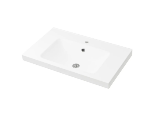 NEW! IKEA Odensvik White Ceramic Single Bowl Bathroom Sink Top