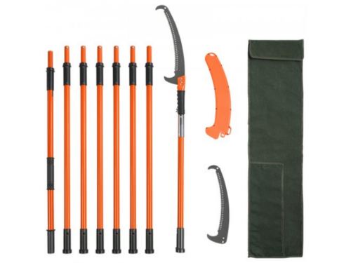 NEW! VEVOR Manual Pole Saw 7.3-27 ft Extendable Tree Pruner